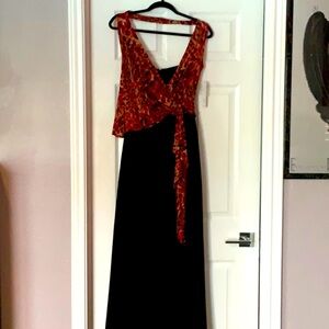 Andre Oliver Halter Jumpsuit Red Leopard